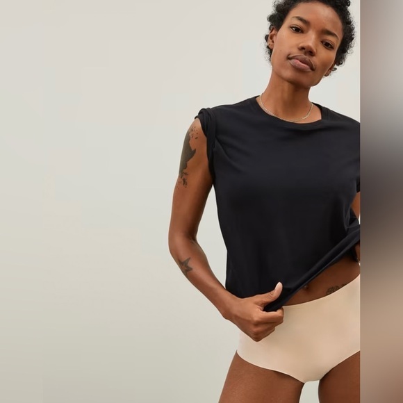 EVERLANE The Invisible High-Rise Hipster Panty NWT in Tan - Picture 5 of 9